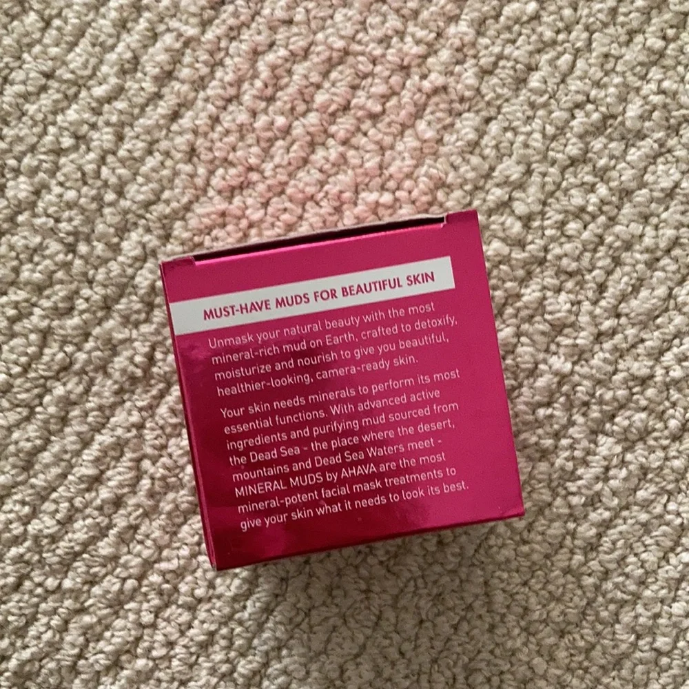 NEW Ahava Minera Mud Dead Sea Brightening & Hydrating Facial Treatment Mask NIB